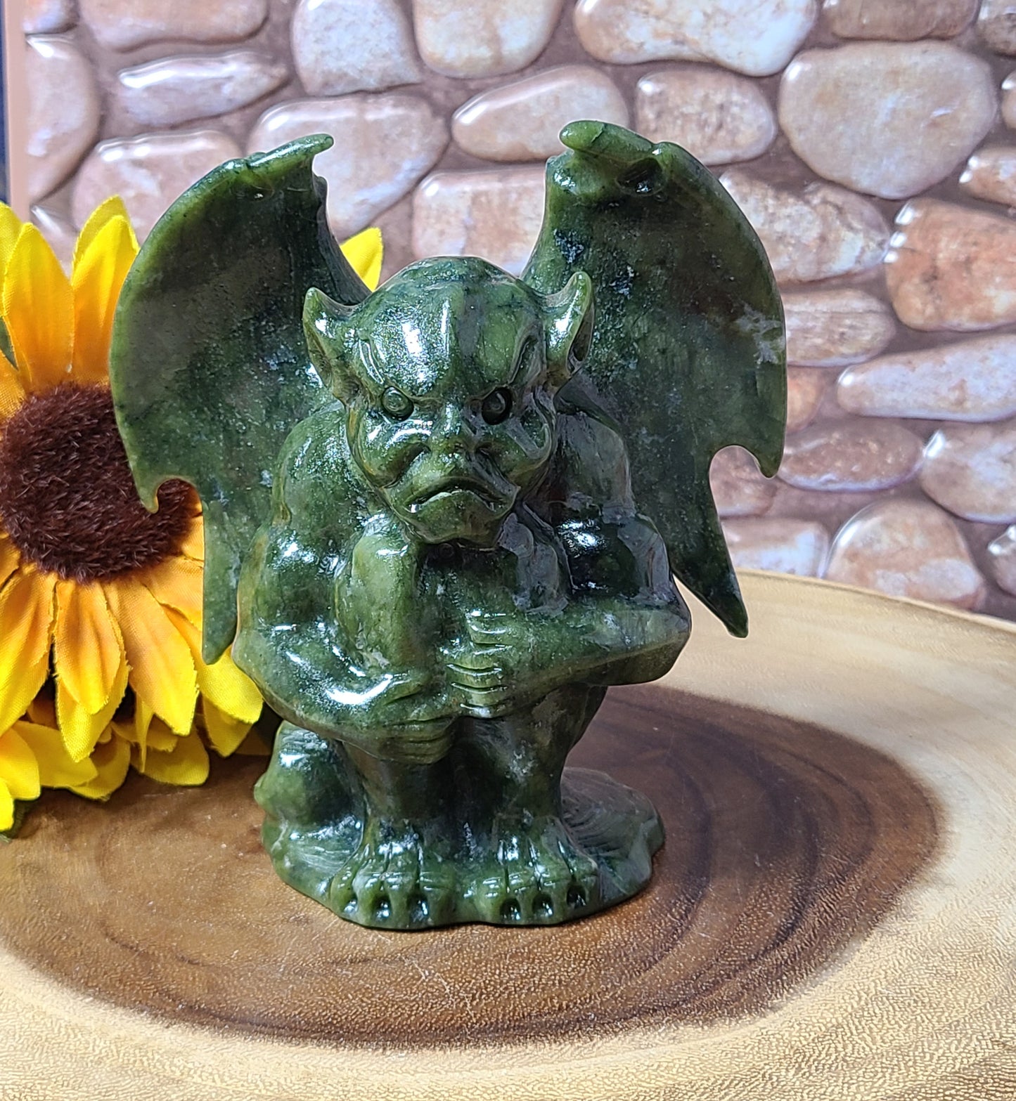 Large Jade Gargoyles