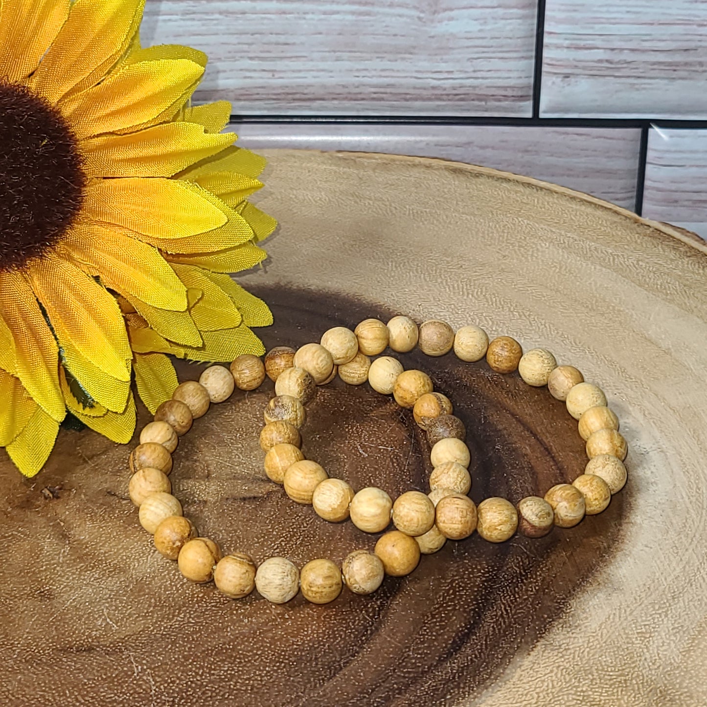 Back In Stock! Palo Santo or Sandalwood 8mm Stretch Bracelets