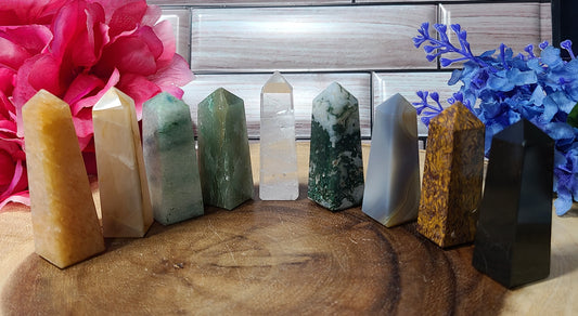 Assorted Gemstone Obelisks