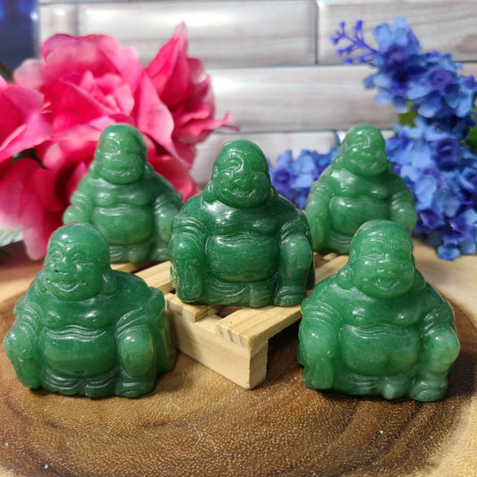 Carved Jade Laughing Buddha