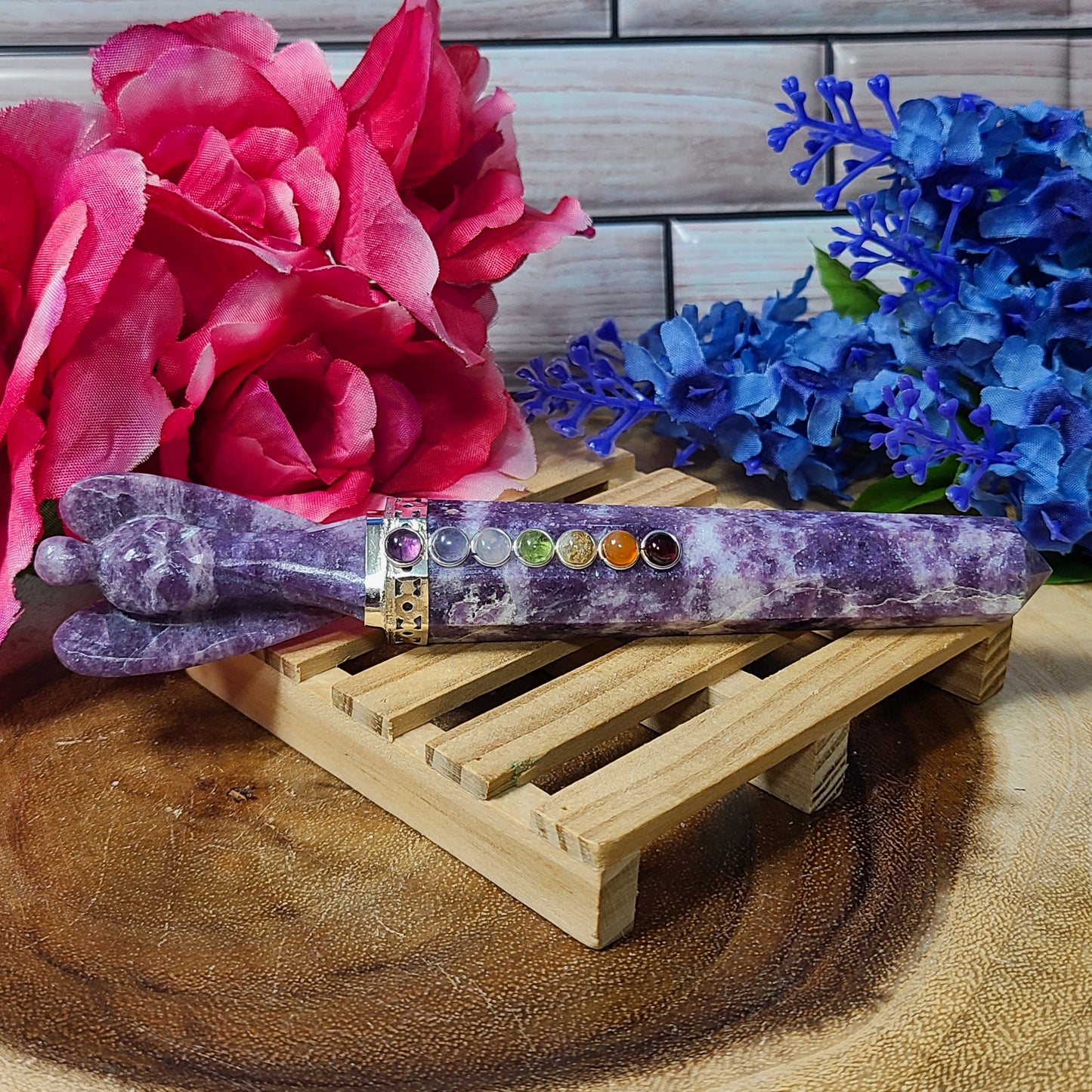 Extra Large Gemstone Healing Chakra Wands