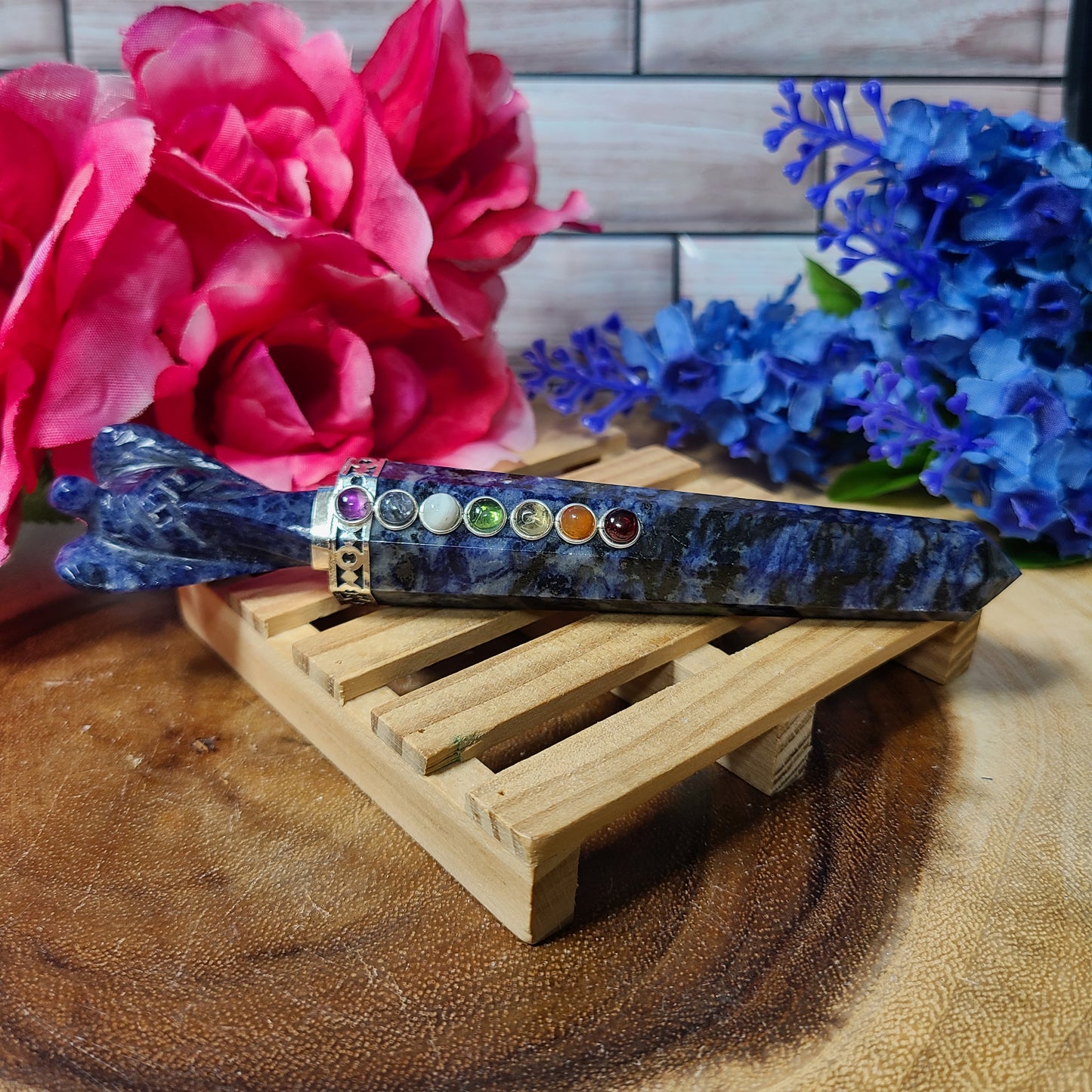 Extra Large Gemstone Healing Chakra Wands