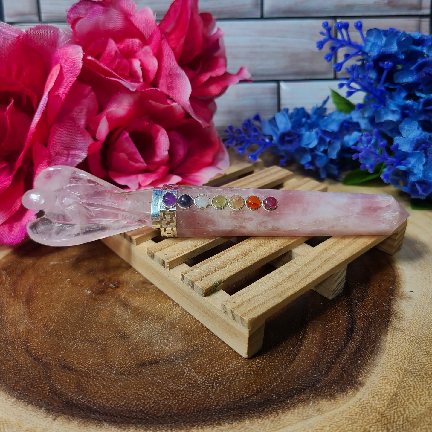 Extra Large Gemstone Healing Chakra Wands