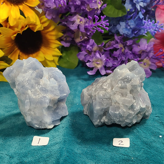 Large Blue Calcite Chunks