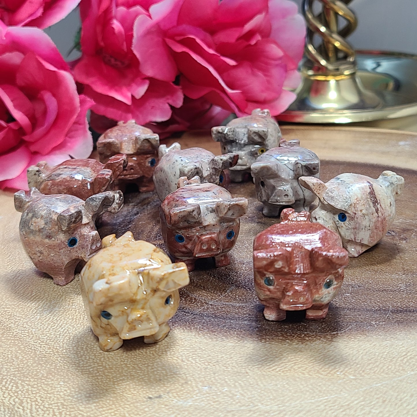 Premium Carved Peruvian Soapstone Animals