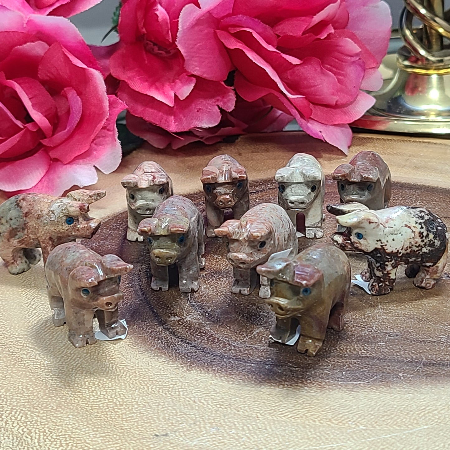 Premium Carved Peruvian Soapstone Animals