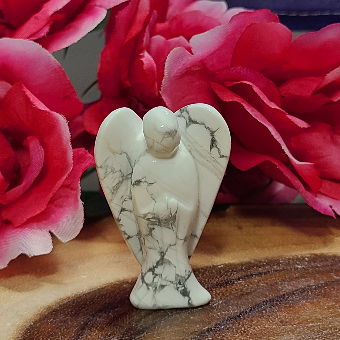 2" Carved Gemstone Angels