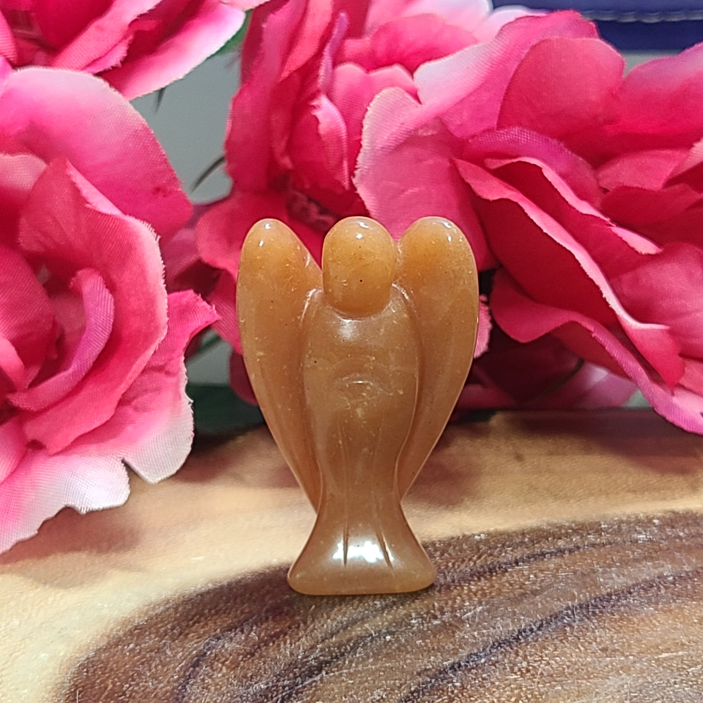 2" Carved Gemstone Angels