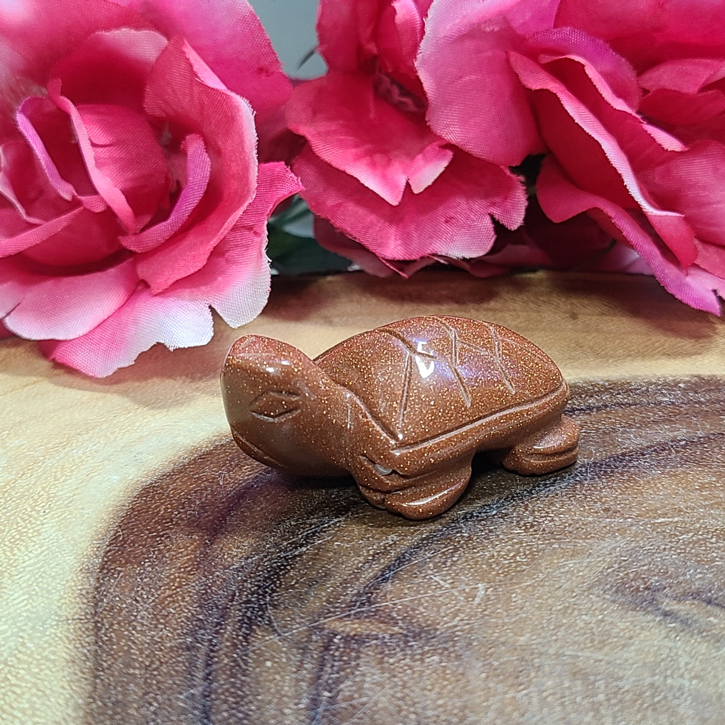 2-3" Hand-Carved Gemstone Turtles