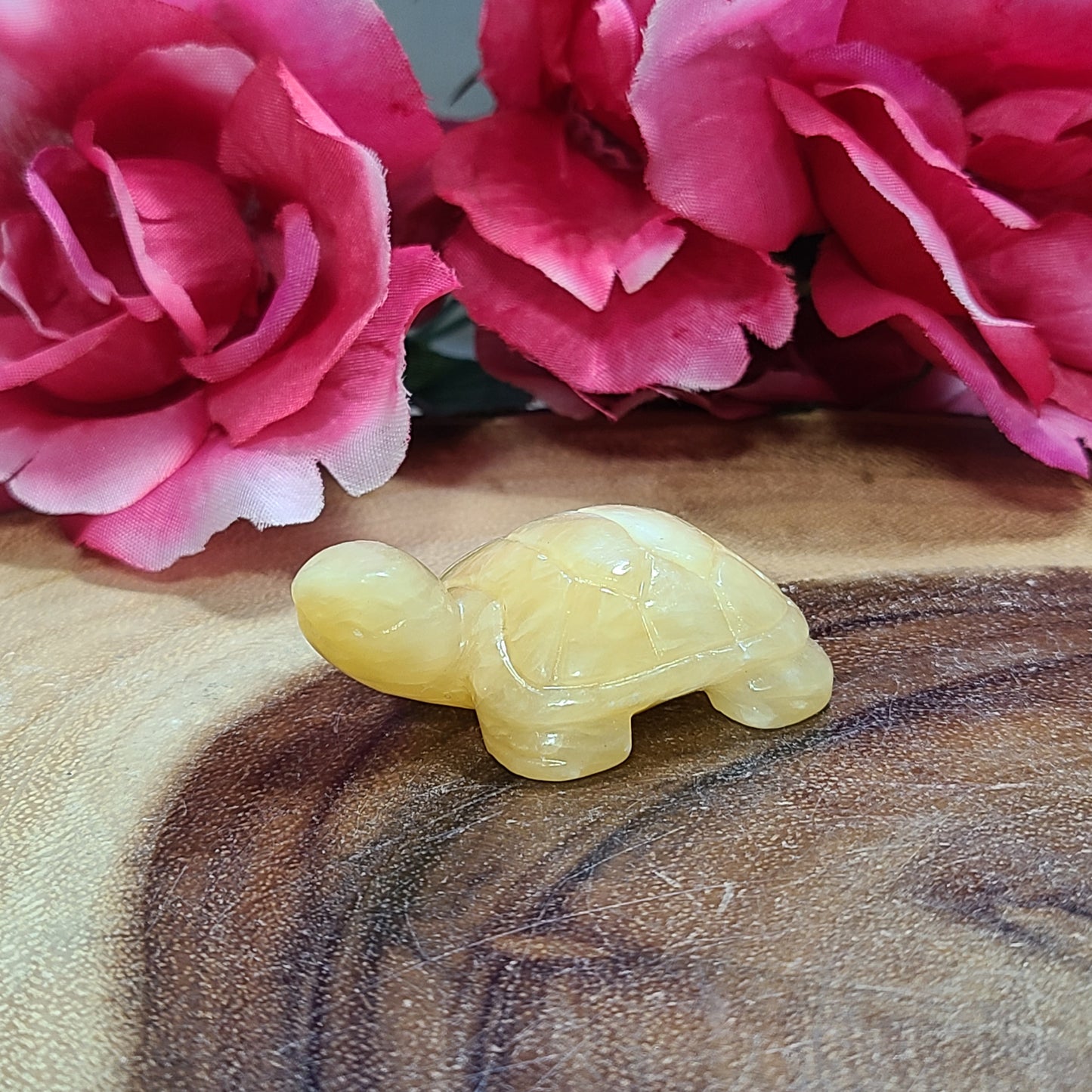 2-3" Hand-Carved Gemstone Turtles