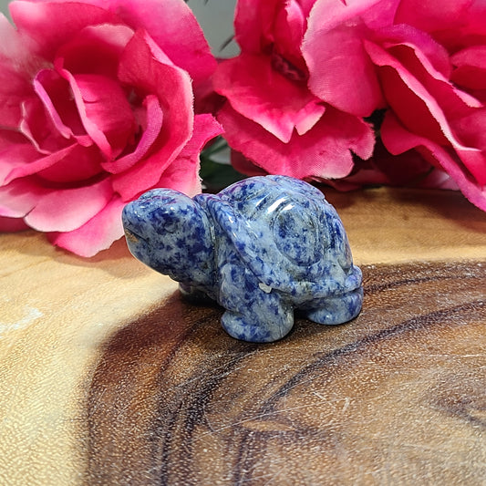 2-3" Hand-Carved Gemstone Turtles