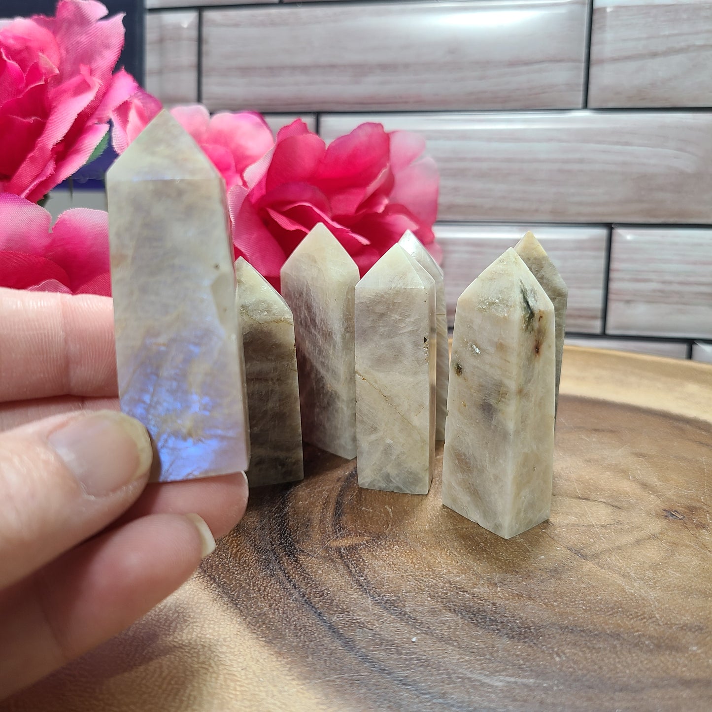 Rare Sunstone and Moonstone Obelisks