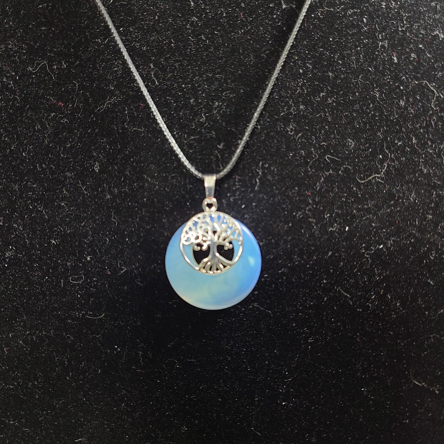 Opalite / Tree of Life Necklace - For Spiritual Communication