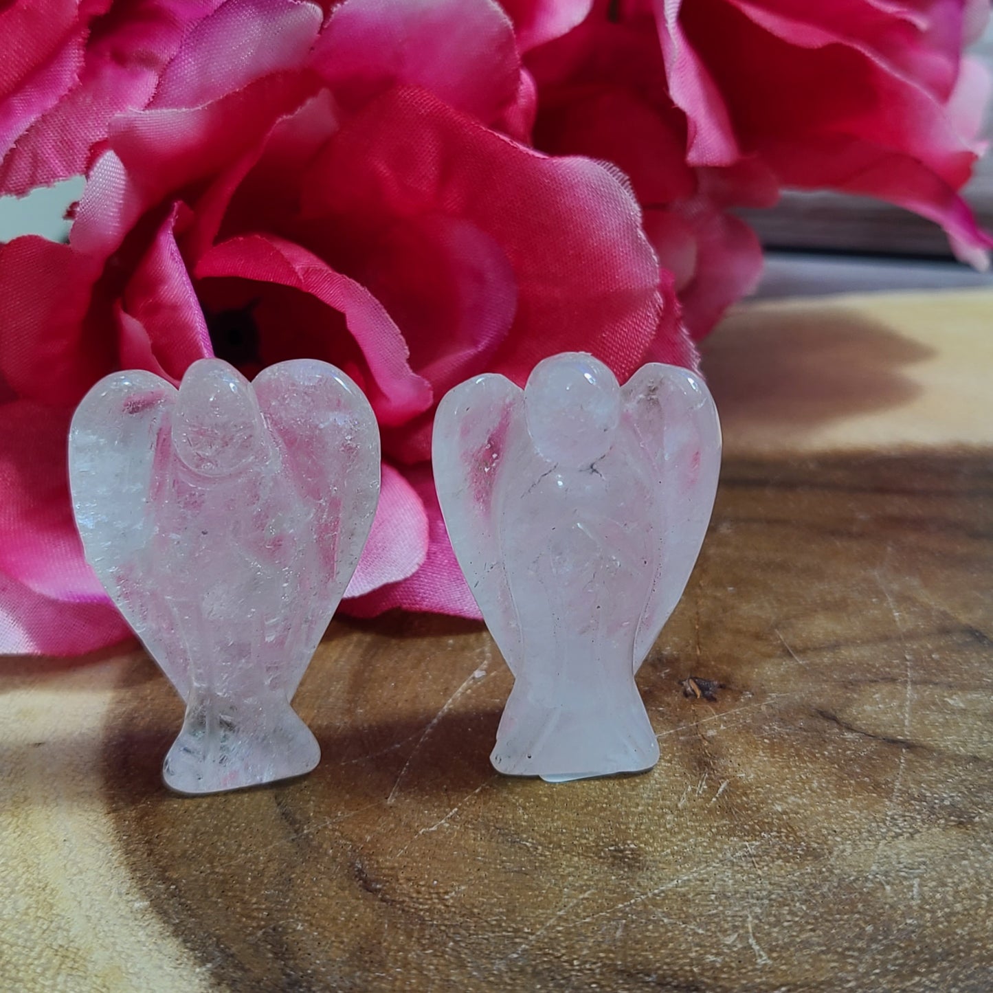 1.5" Carved Gemstone Angels