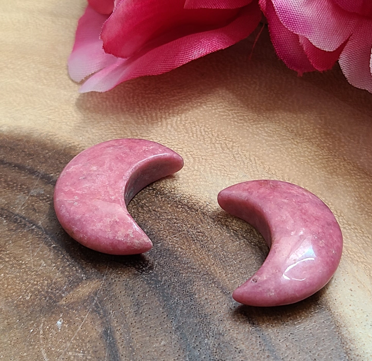 AA Grade Rhodochrosite Moons