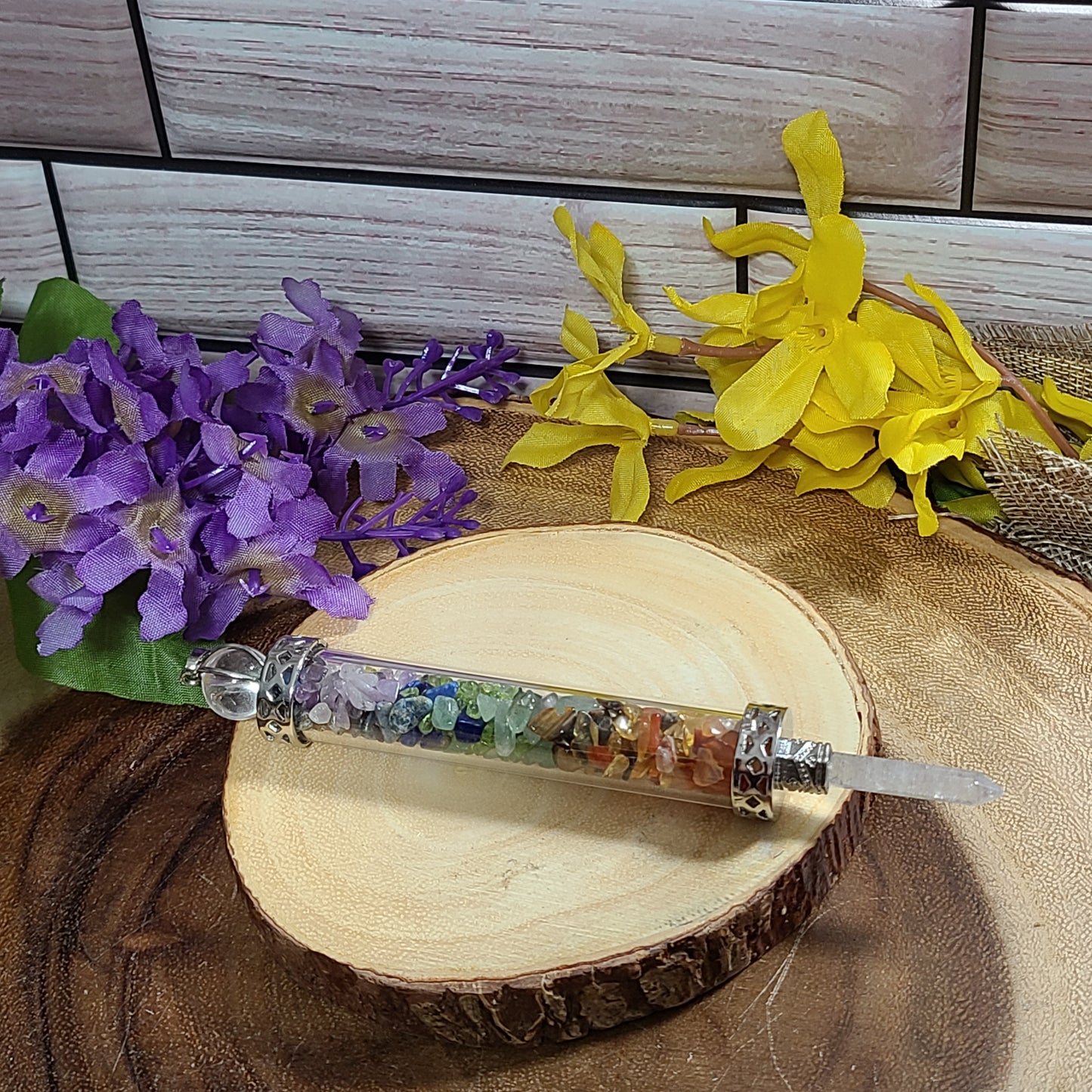 Large Chakra Healing Wand / Pendant