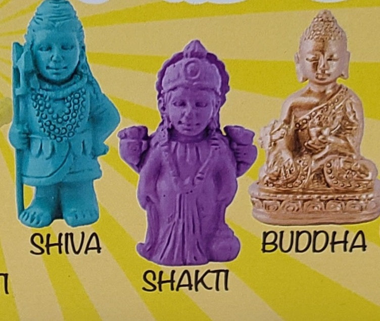 Assorted 2" Carved Deities