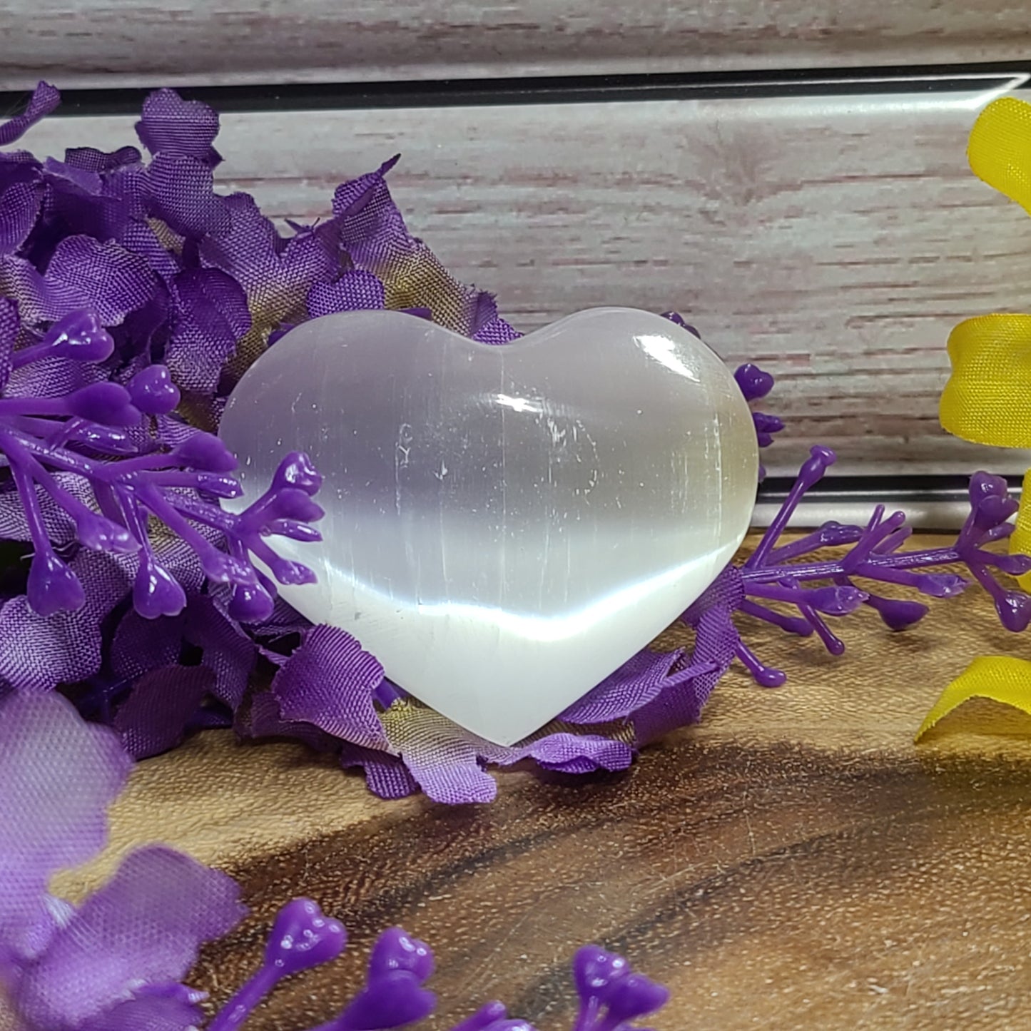 Selenite Hearts For Cleansing & Purification