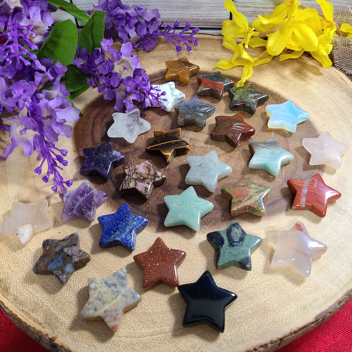 Assorted Gemstone Stars