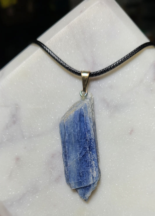 Blue Kyanite Pendant Necklaces