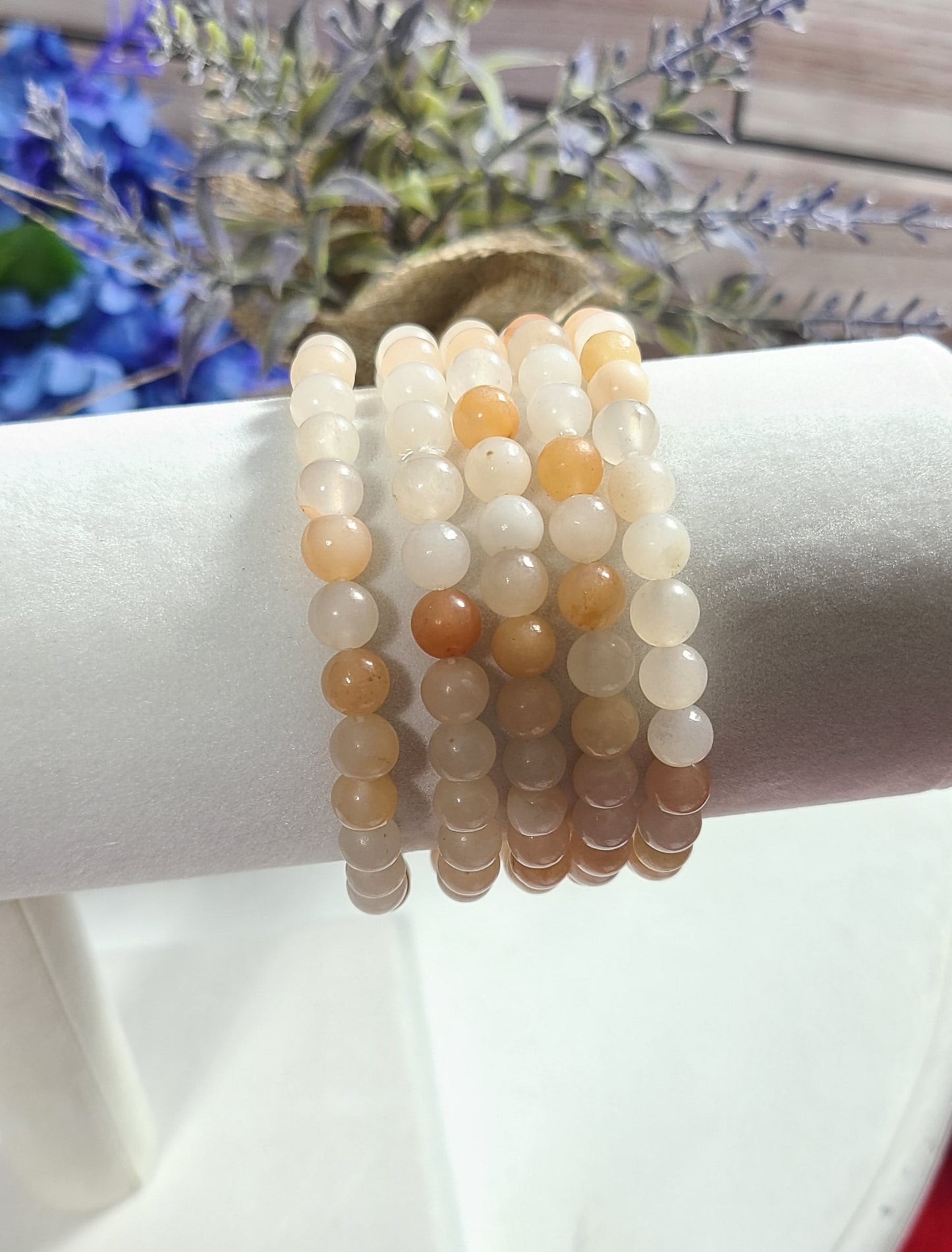 Gemstone Stretch Bracelets - Starting with 'A'