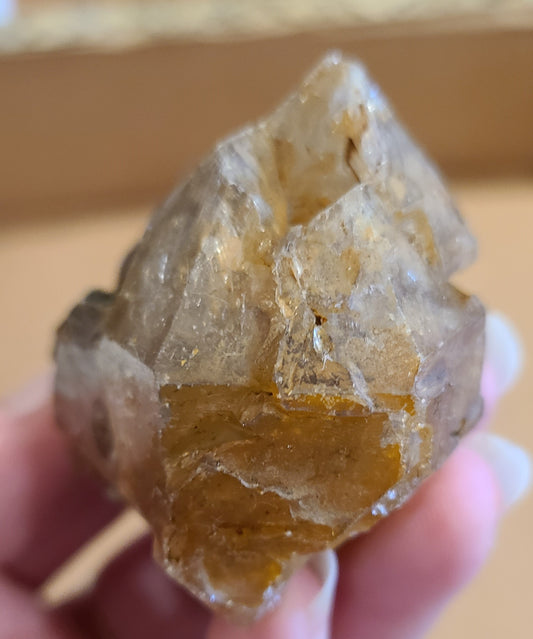 Extremely Rare Huge Herkimer Diamond with Pyramid Pocket