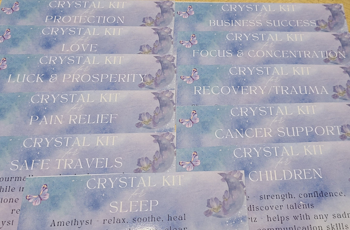 Tumbled Crystal Intention Kits