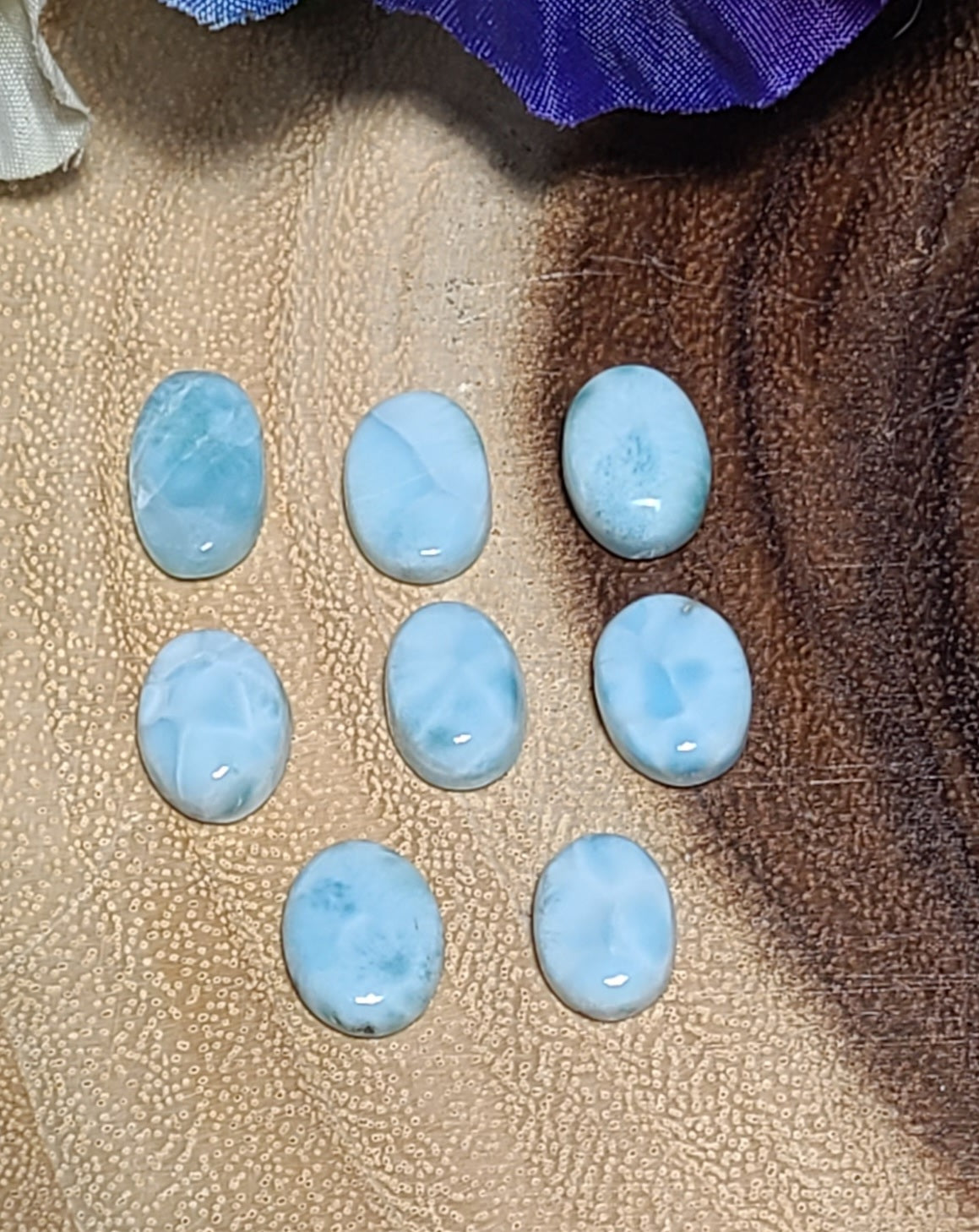 Larimar Cabochons / Flatbacks