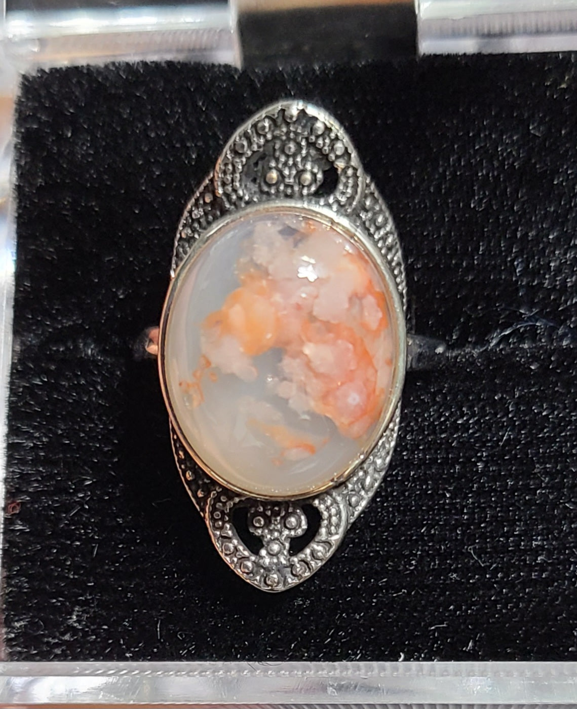 Flower Agate - 925 Sterling Silver Rings - New Beginnings, Growth, Transformation