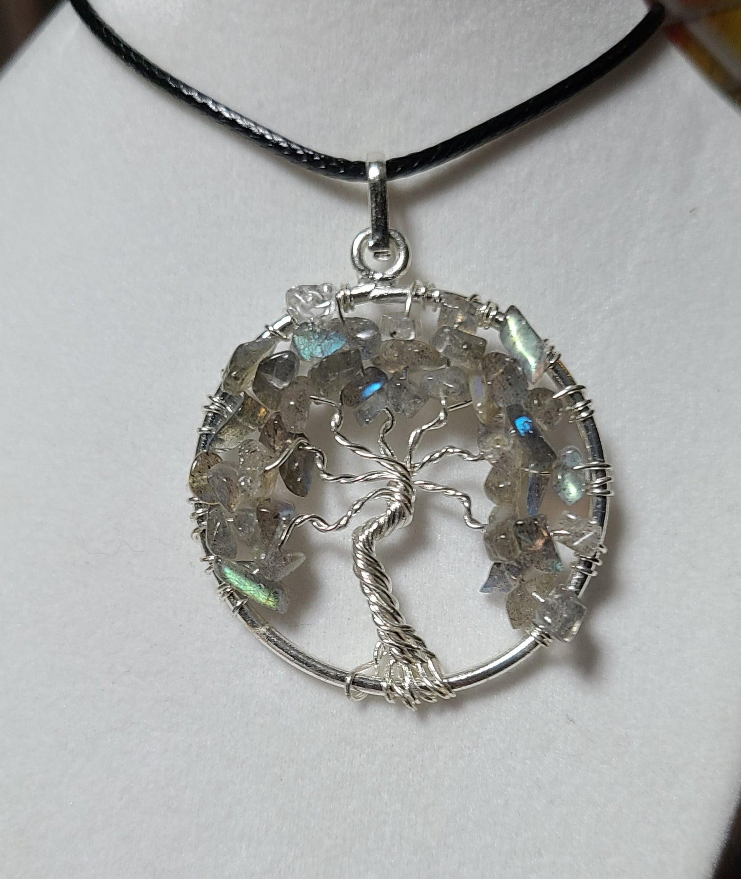 Assorted Gemstone Tree of Life Necklaces