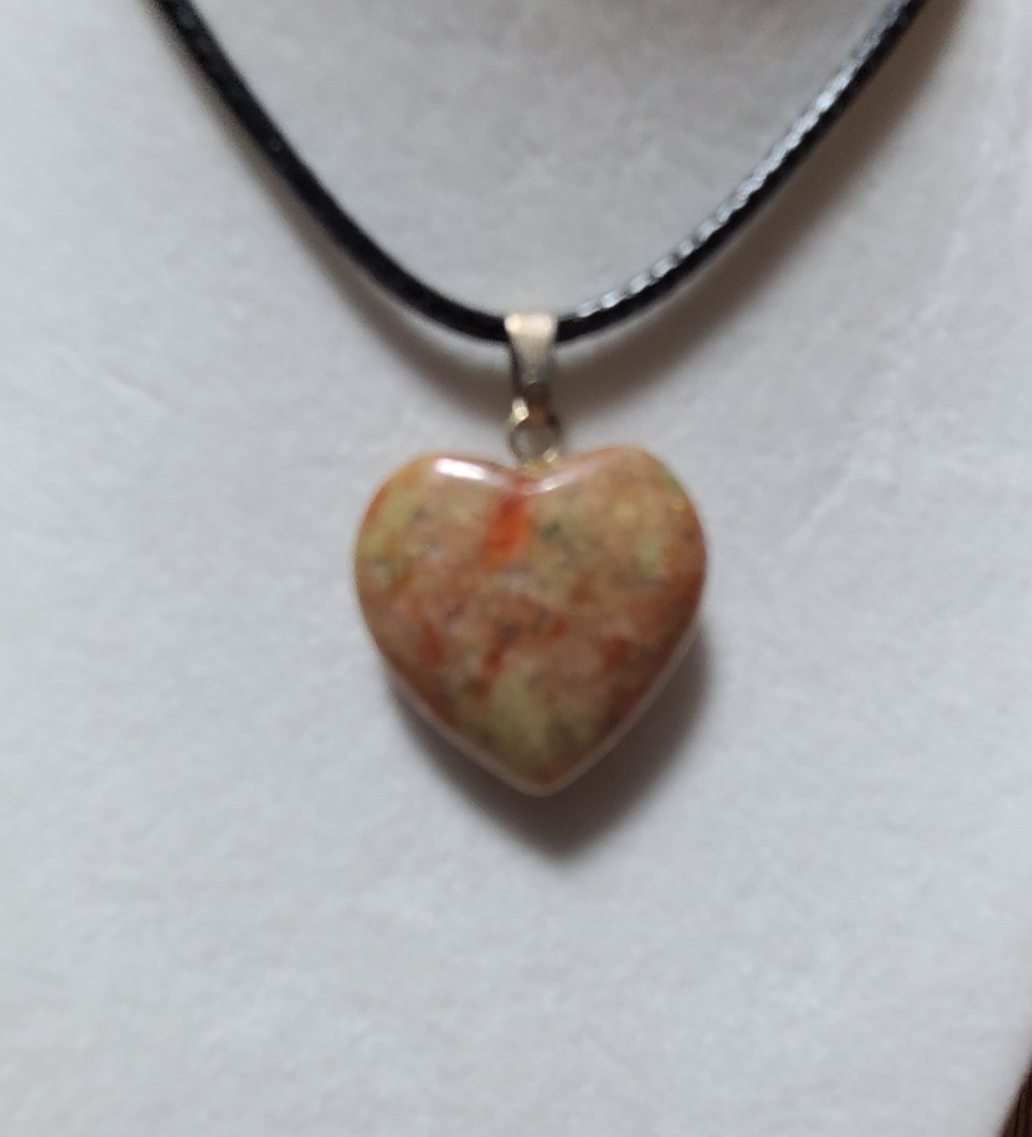 Gemstone Heart Necklaces