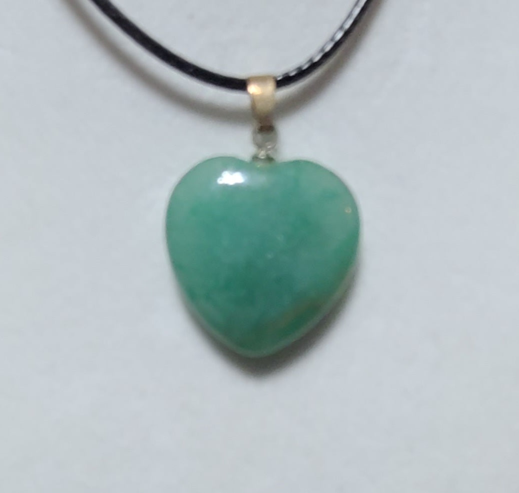 Gemstone Heart Necklaces