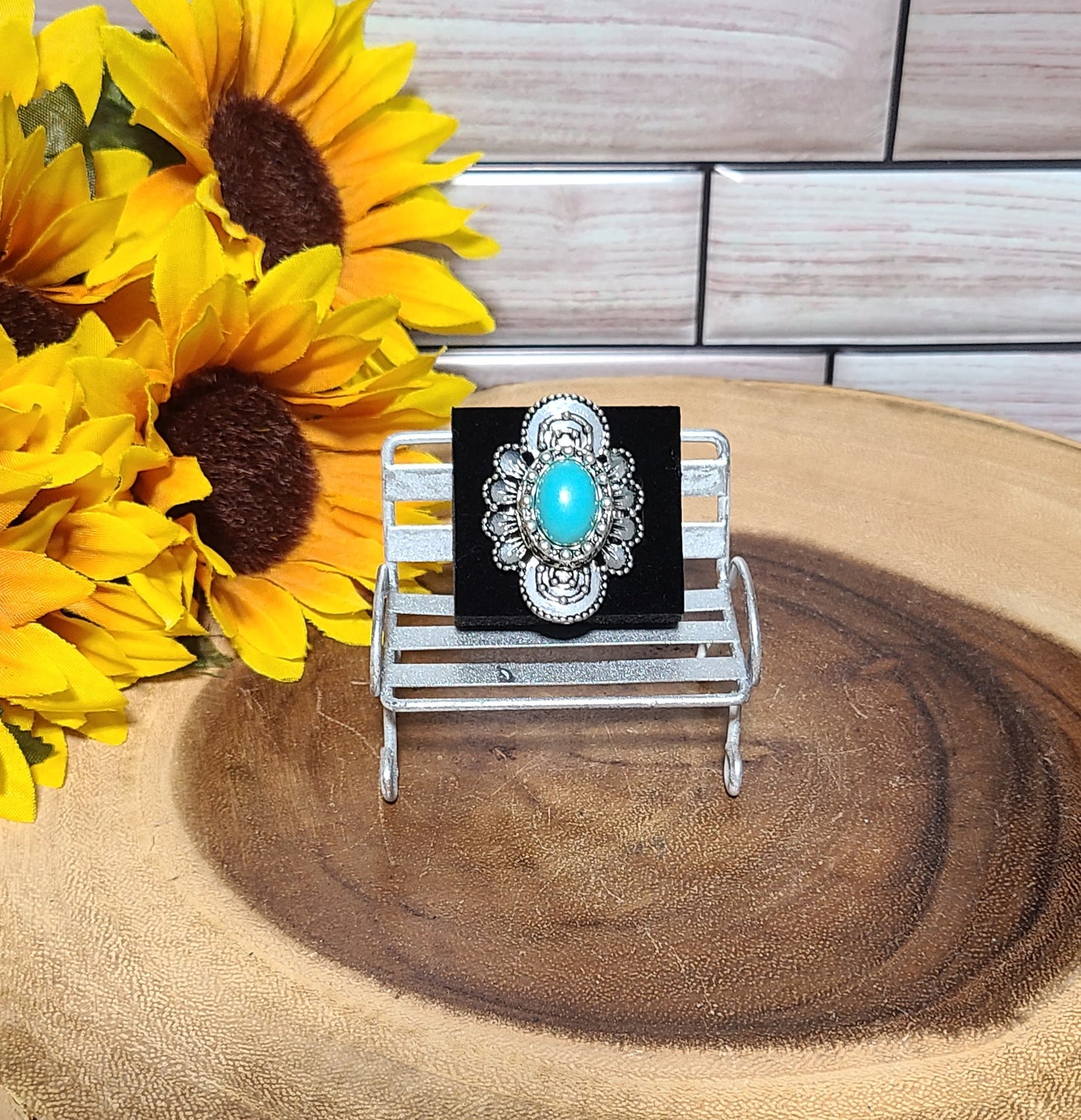 Adjustable Turquoise Rings - Choose Your Setting!