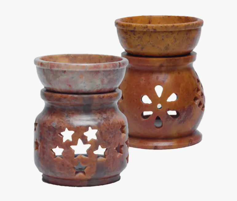 Soapstone Oil Warmers / Resin Burners