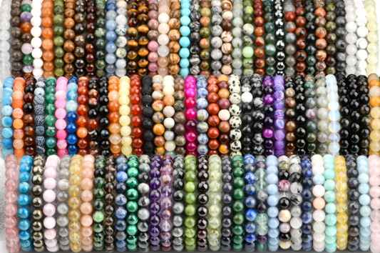 Gemstone Stretch Bracelets - Starting with 'A'